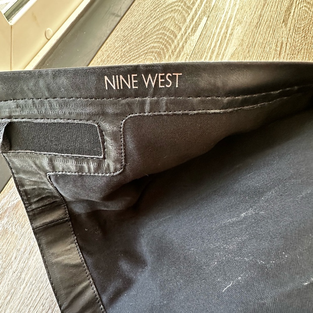 Nine West Black Leather Heeled Boots - Picture 7 of 7